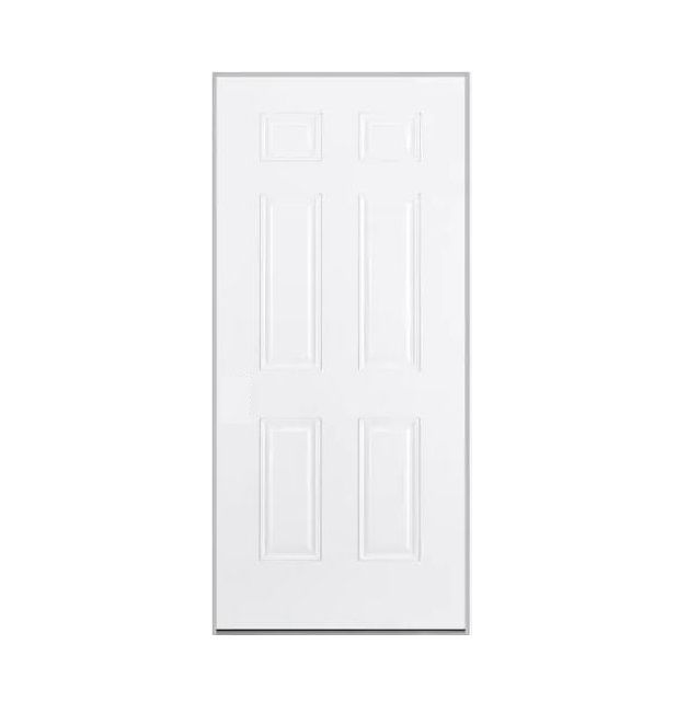 Door Fiberglass White 6 Panel 32 in. x 80 in.