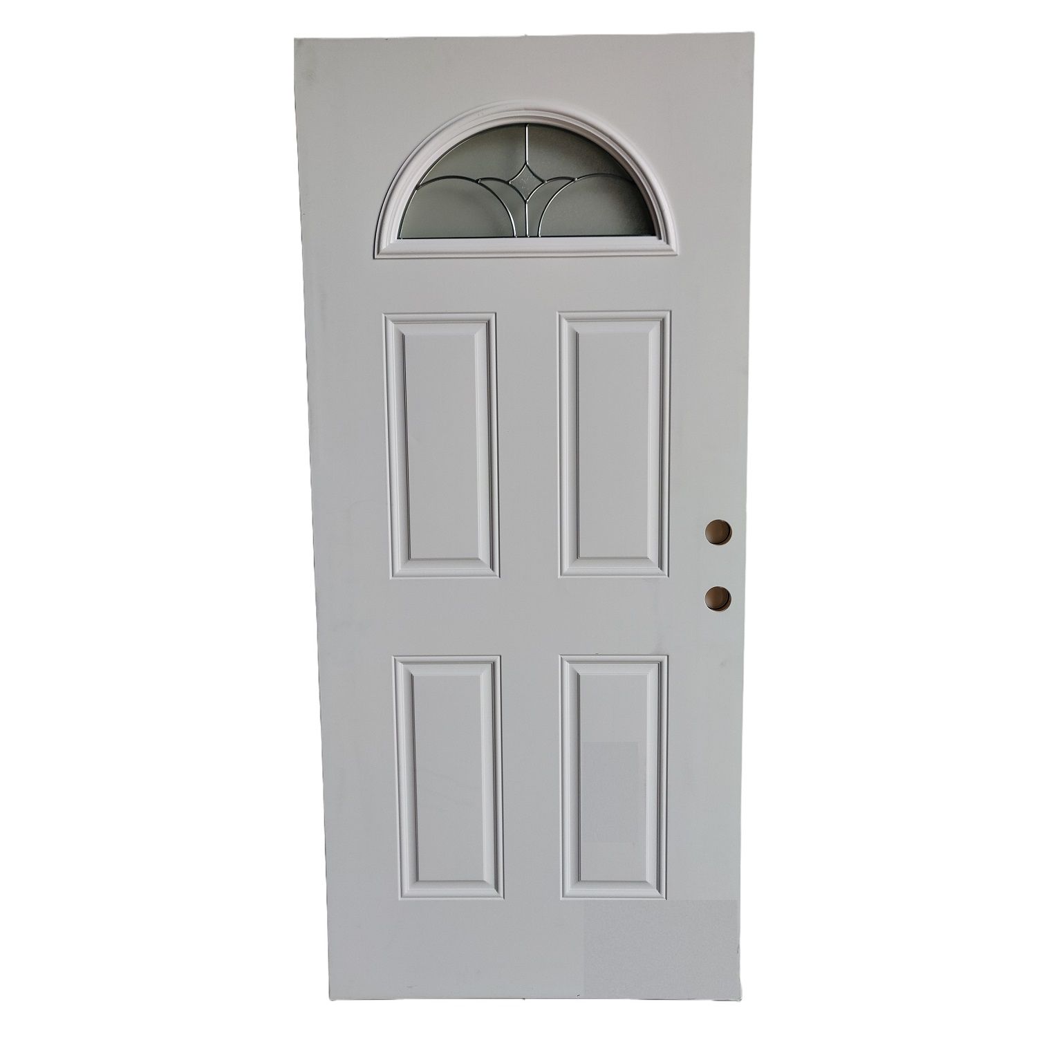 Sunburst Door Cathedral Top Nickel Inlay 36 in x 80 in