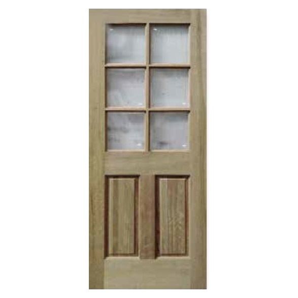 Cedrorana Door Half French 6 Lite 32in x 80in