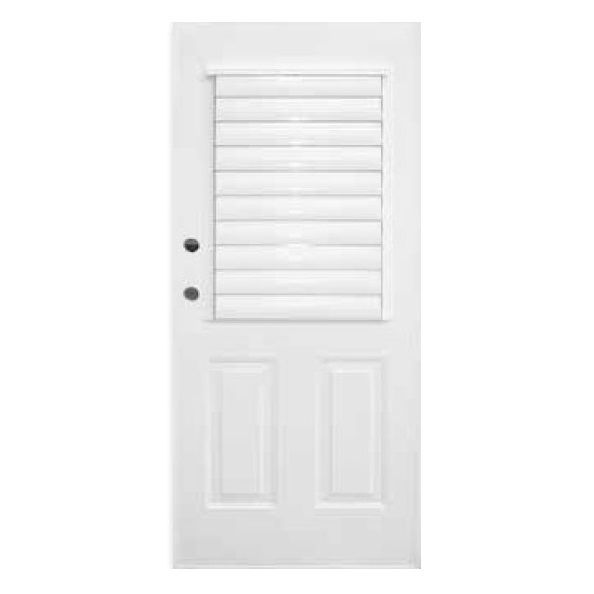 Renegade Door Aluminium Louvre Right Hung 36in x 80in