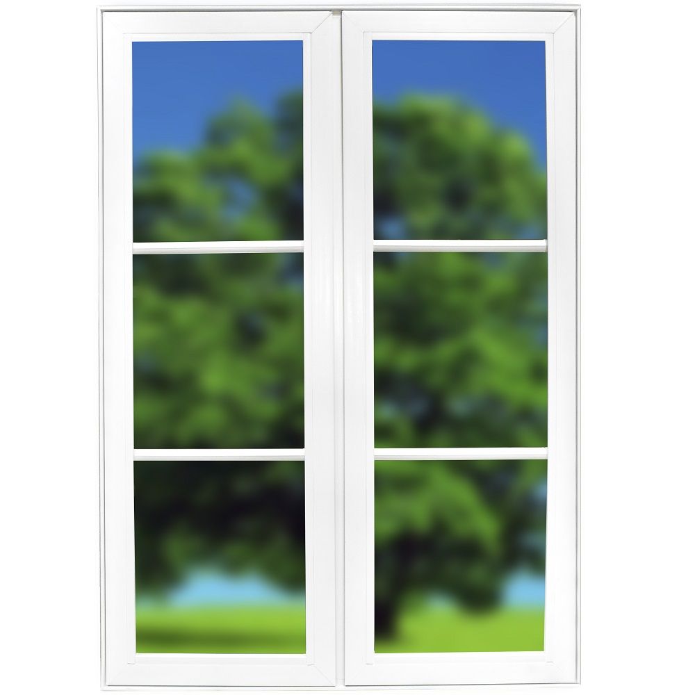 Window Casement with Muntin Side Push Out 36in x 50in
