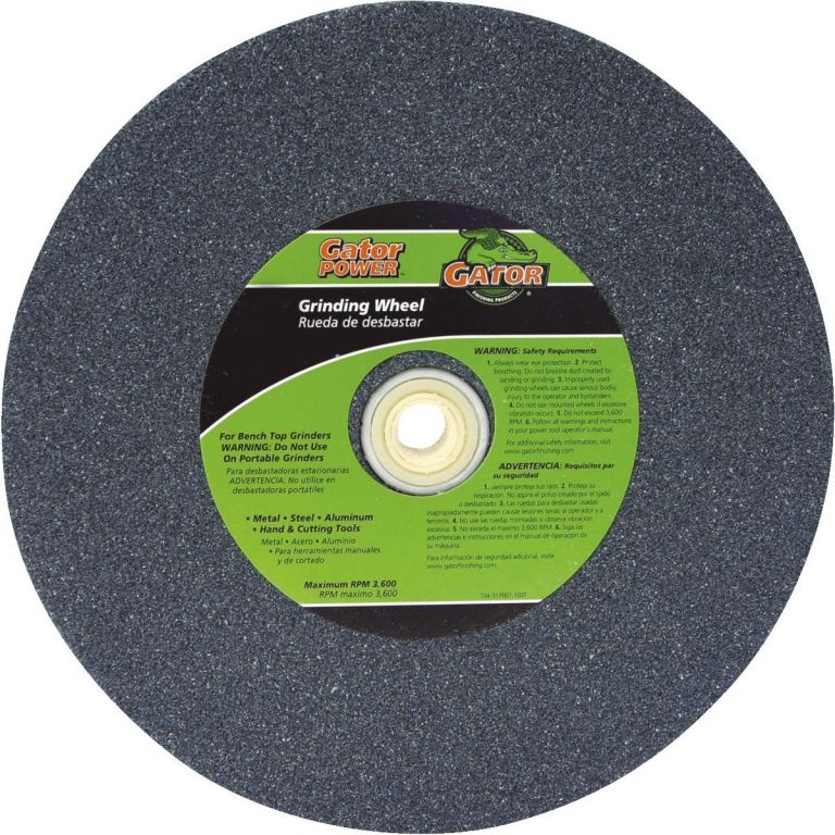 Gatorgrit Grinding Wheel Fine  6in x 3/4in x 1in