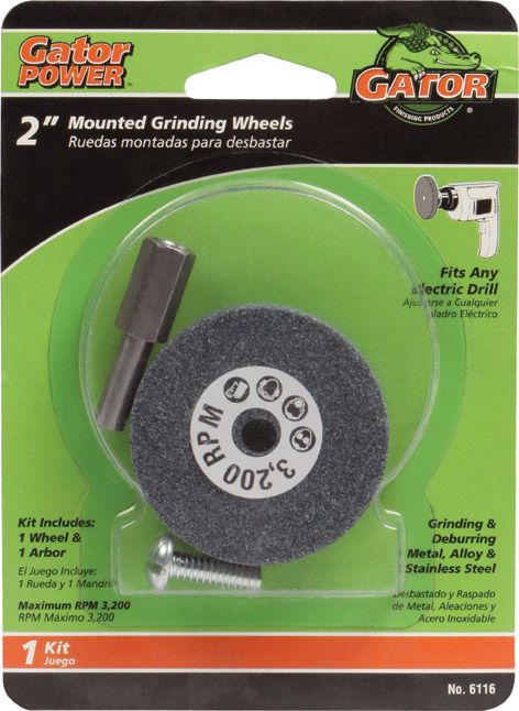 Gatorgrit Mounted Grinding Wheel 2in