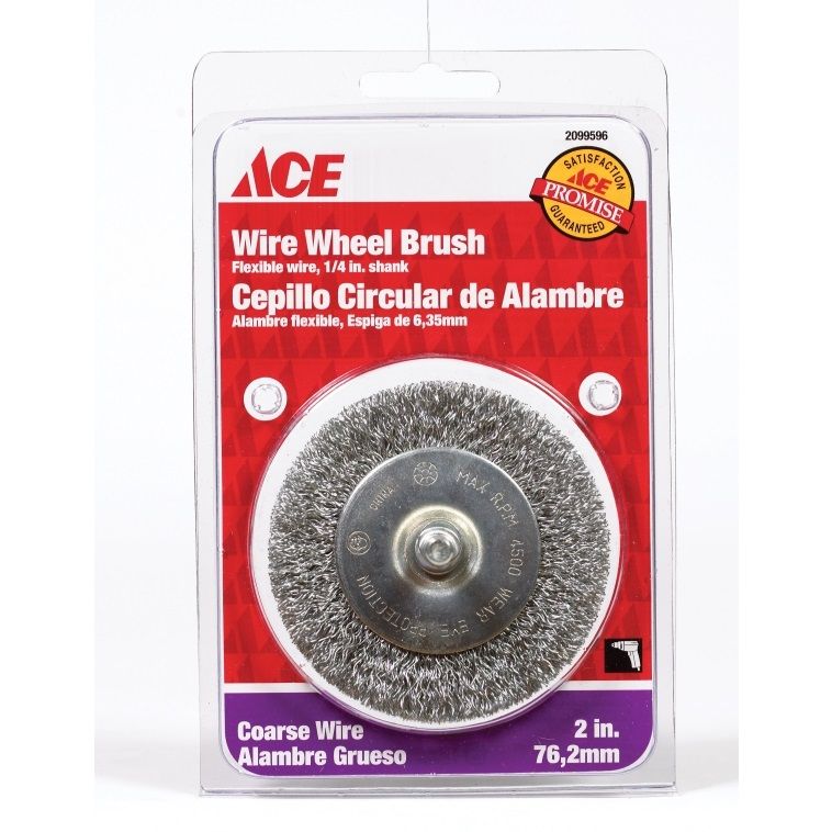 Ace Wire Wheel Brush Coarse 2in