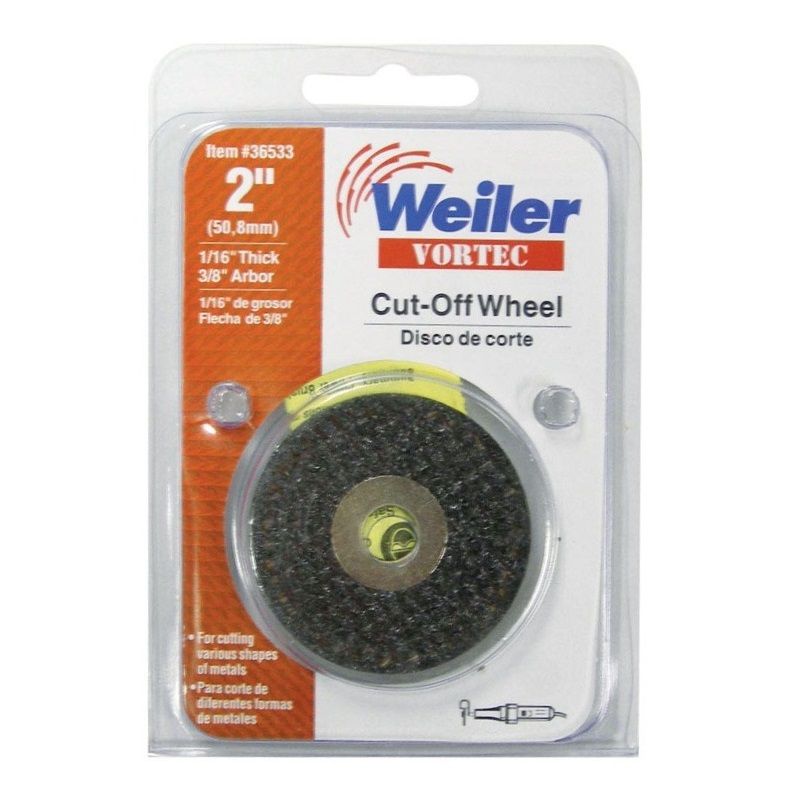 Weiler Thick Cutoff Wheel 2in x 1/16in (26454)