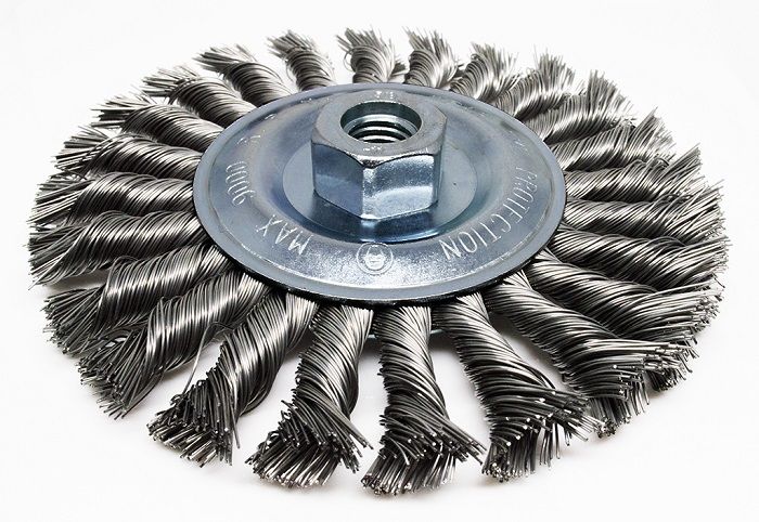 Twist Knot Wire Wheel Coarse 4in (23076)