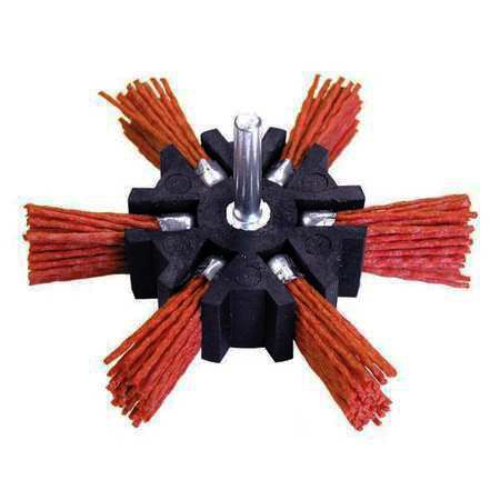 Nyalox Nylon Flap Brush Coarse 4in