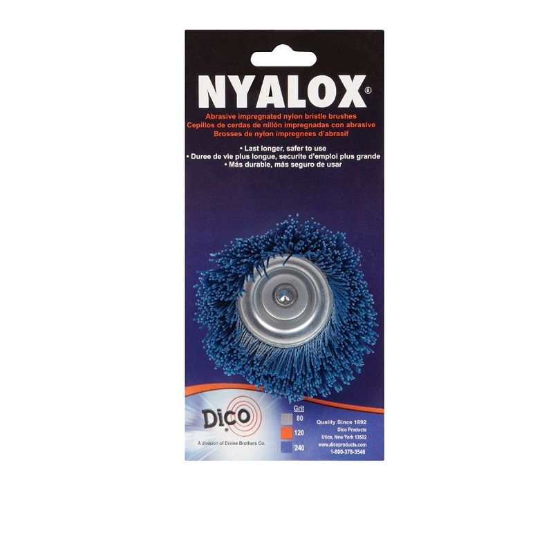 Nyalox Nylon Cup Brush Medium/Fine 2-1/2in