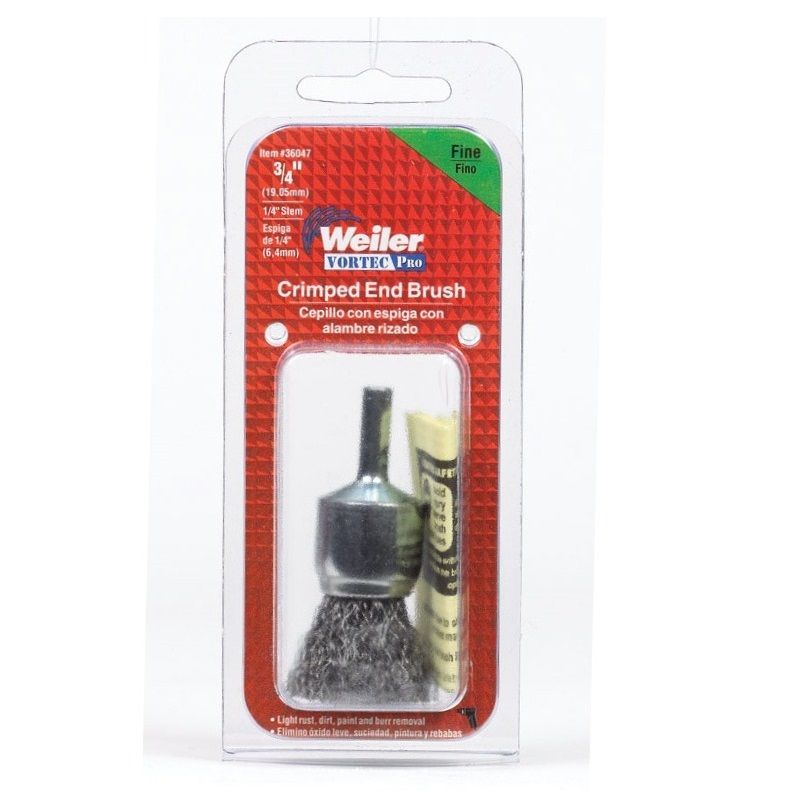 Cup Wire Brush Fine 3/4in (24860)