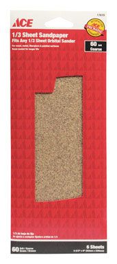 60 Grit 1/3 Sand Paper Sheet