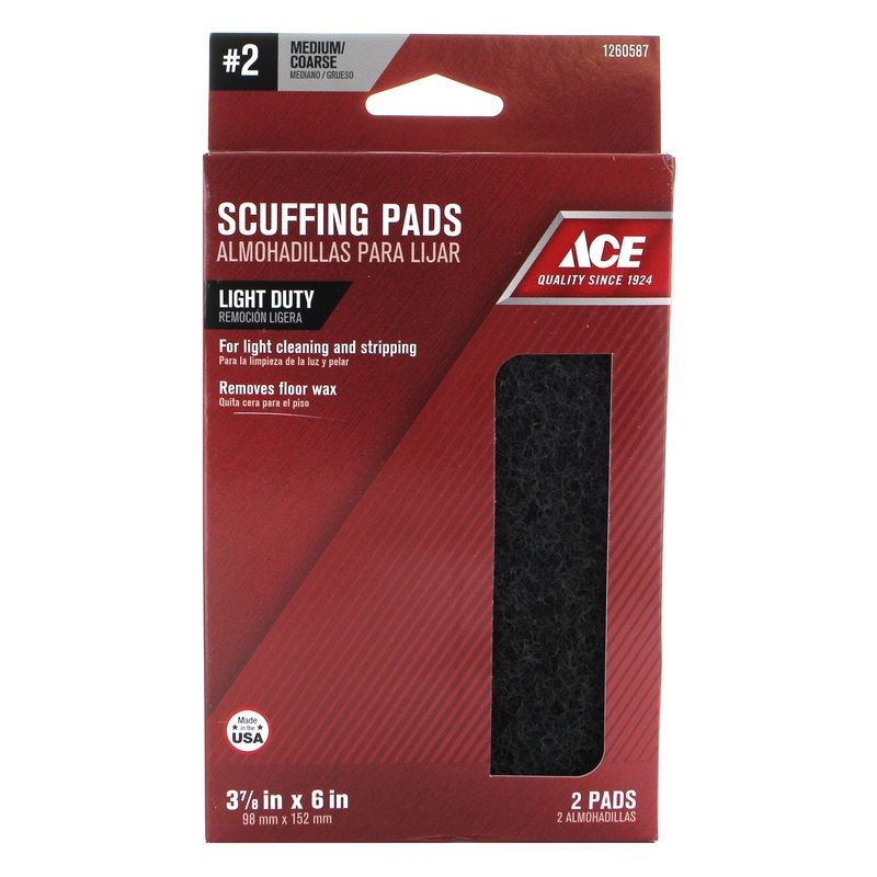Light Duty  SCUFFING Pad 2pk 3-7/8 x 6in (1260587)