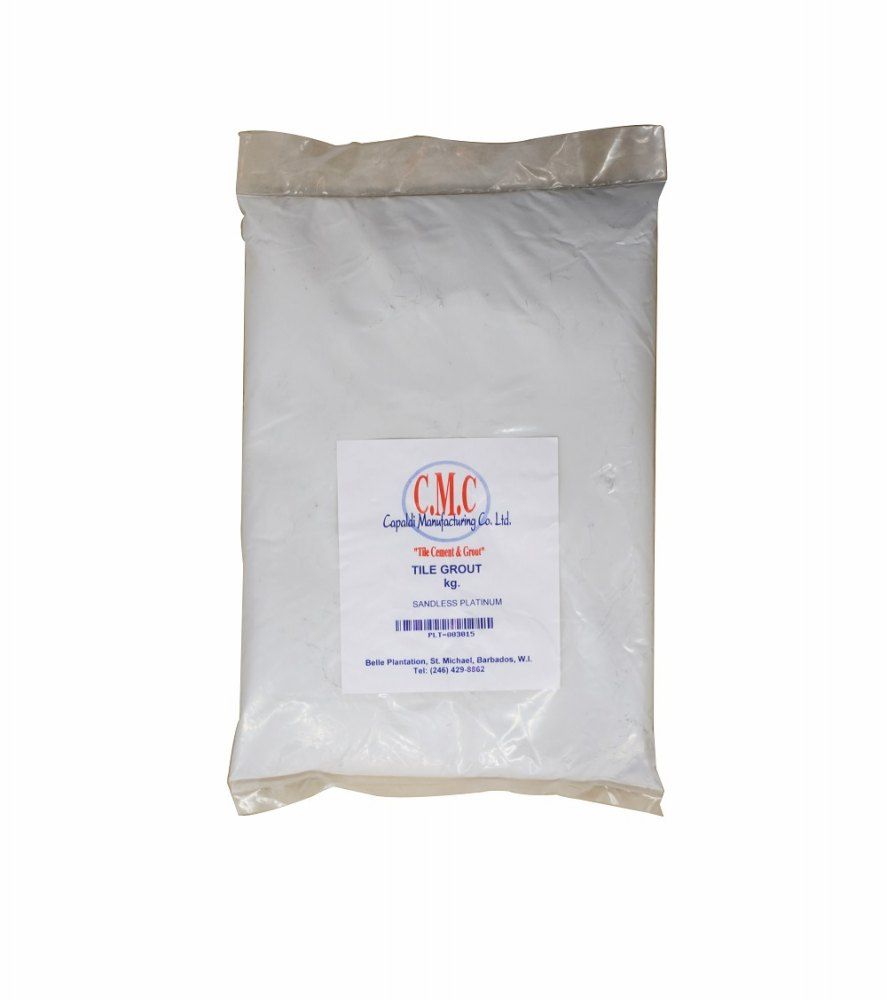 Sandless Tile Grout Platinum 1kg