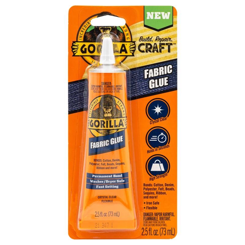 Gorilla Fabric Glue 2.5 oz (73ml)