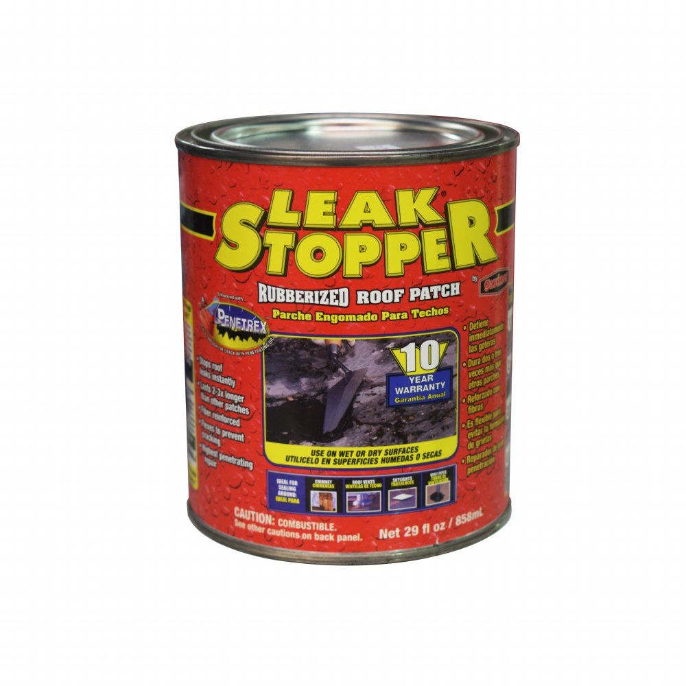 Leak Stopper Rubberized Roof Patch qt