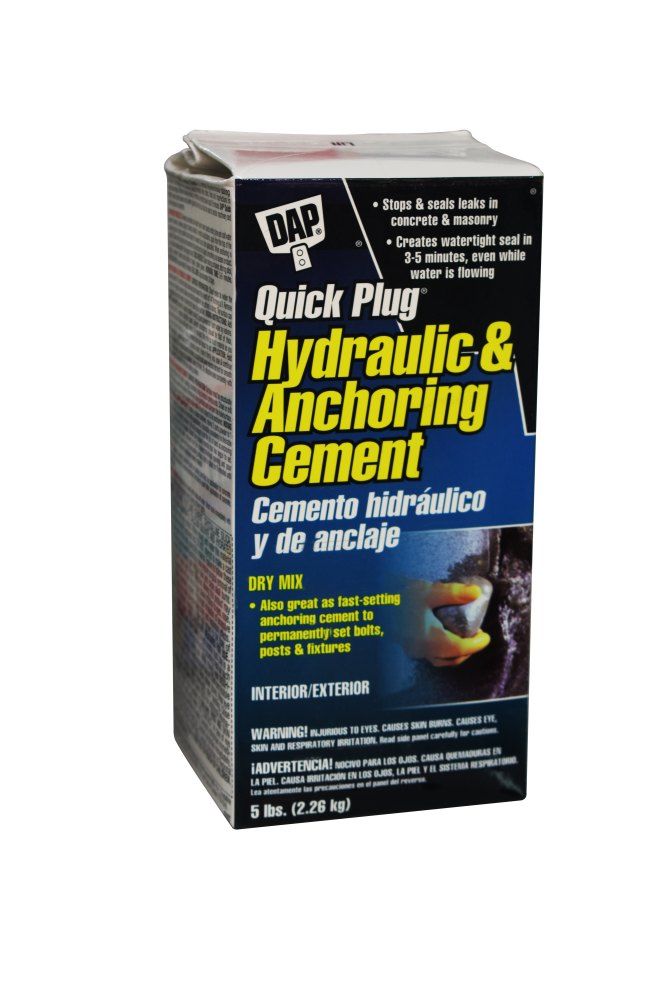 DAP Quick Plug Hydraulic Cement 5lb