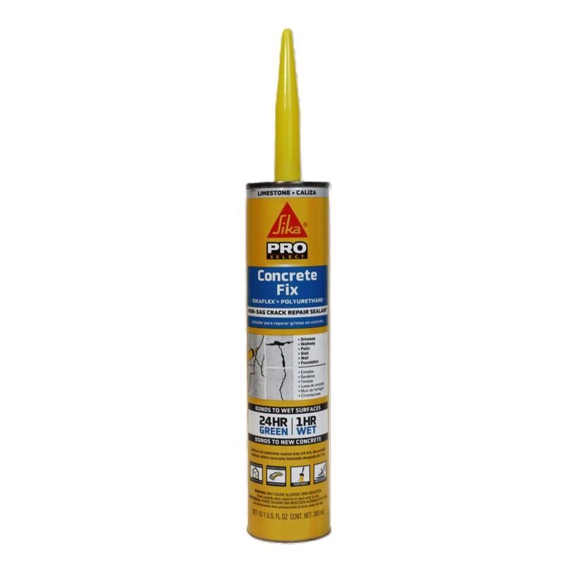 Sika Flex Polyurethane Concrete Fix Sealant Limestone 10 oz