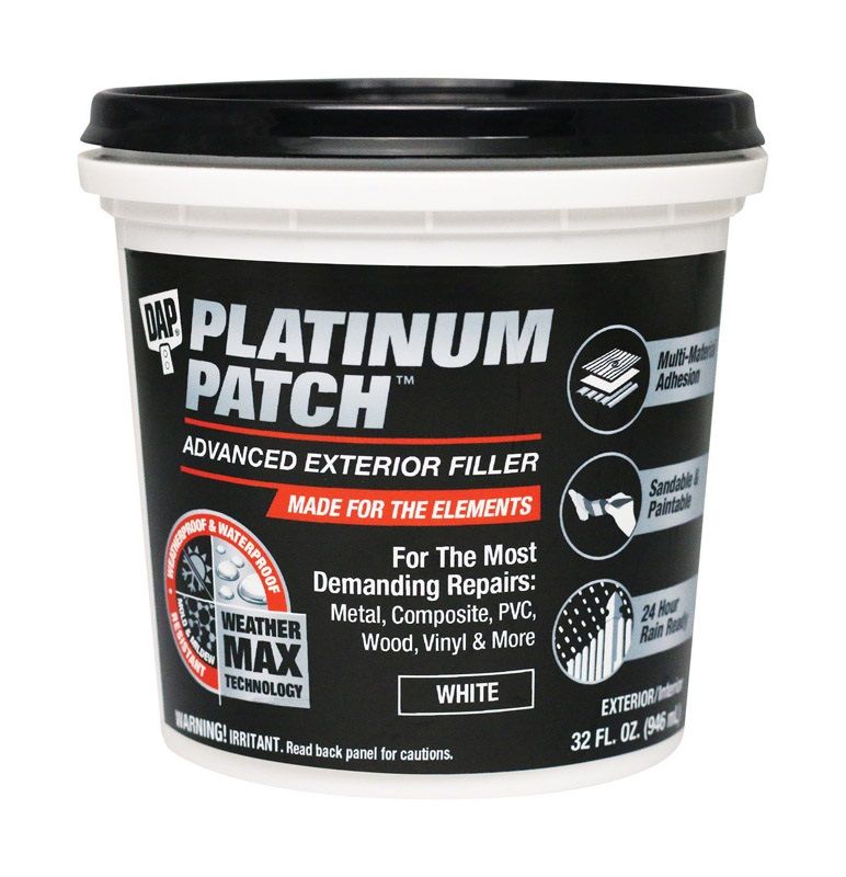 Dap Filler Platinum Patch White 32oz