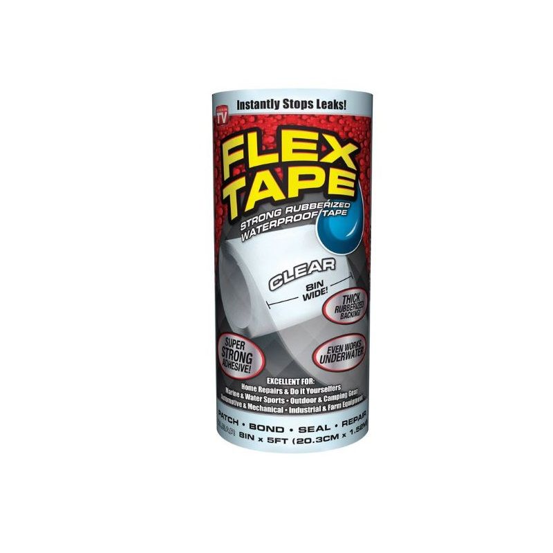 Flex Tape Clear 8in x 5ft