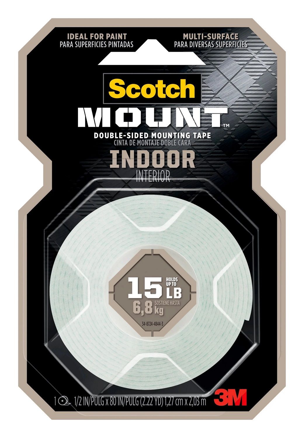 Scotch 1/2in x 80in Mounting Tape