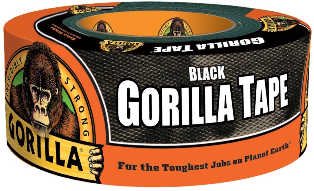 Gorilla Tape Black 10yd