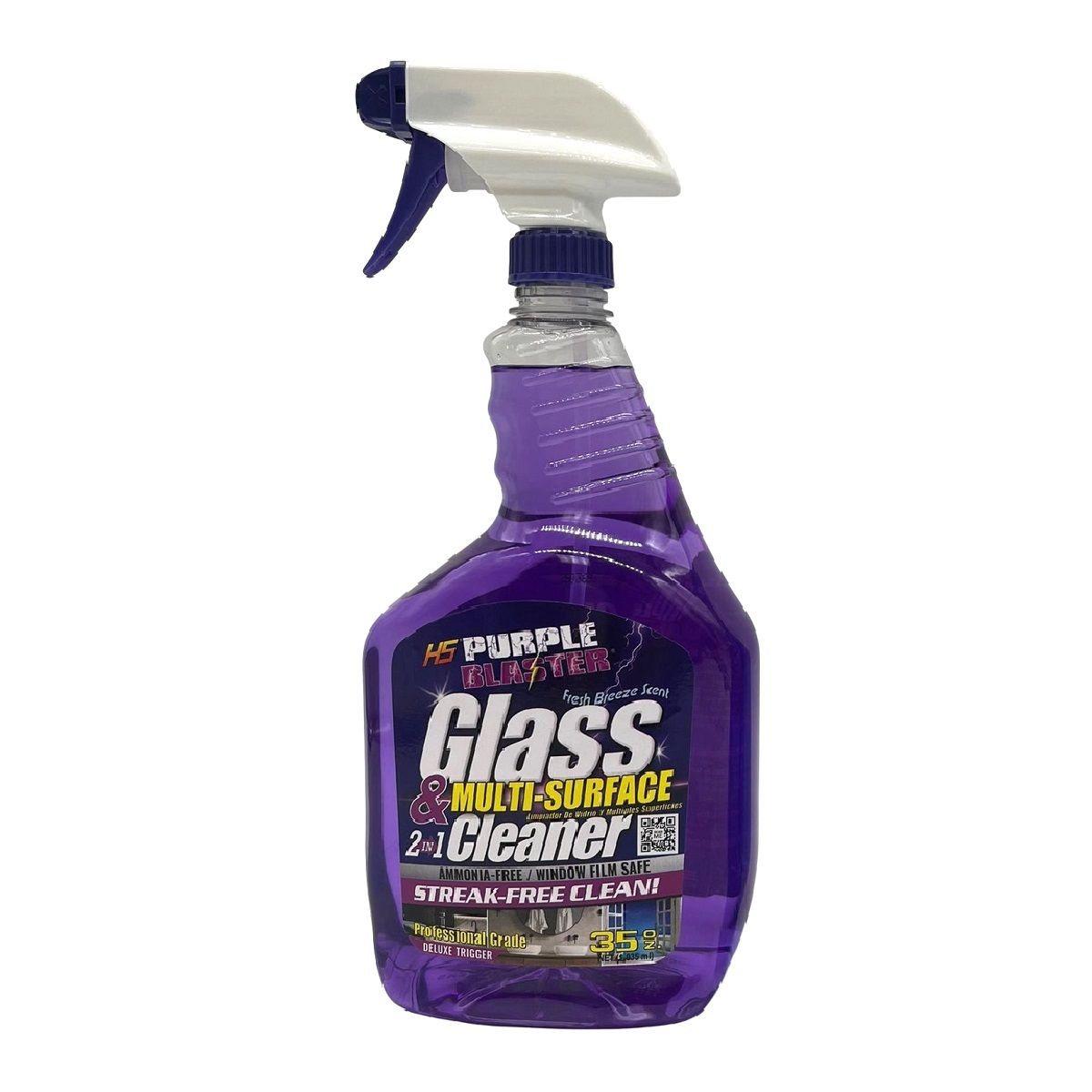 HS Purple Blaster Glass and Multi-Surface Cleaner 35 oz.