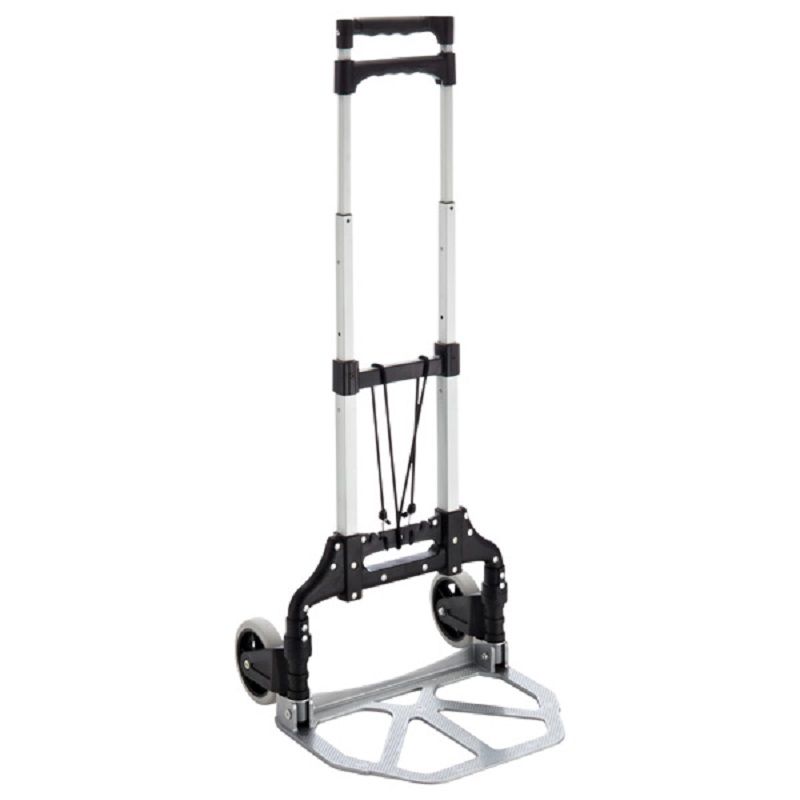 Aluminum Hand Truck Foldable Black 154.32 Lbs (7709827)
