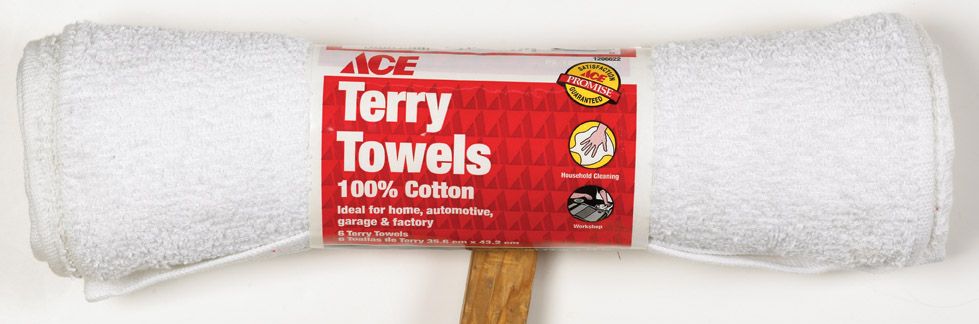 Cotton Terry Towels 14in x 17in