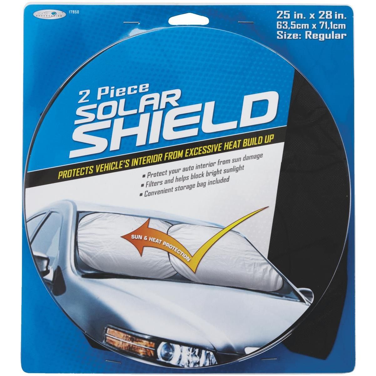 Folding Sun Shade Nylon 25in. x 28in. 2pc (8163610)