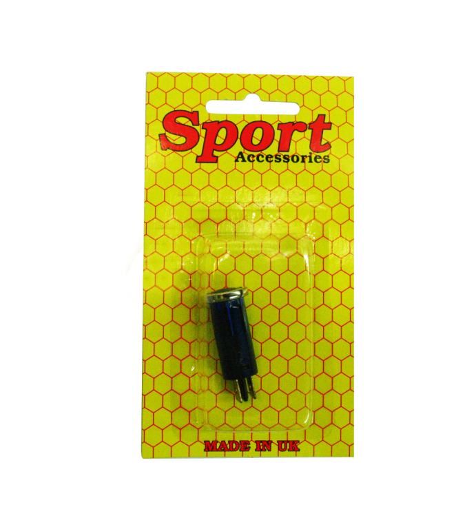 Blue Warning Light With Chrome Bezzel 12volt