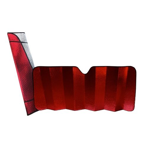 Sunshade Chrome/Red 27in x 67in (12.703)