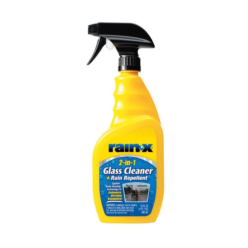 Rain X Glass Cleaner and Repellant 2-in-1  23ozs