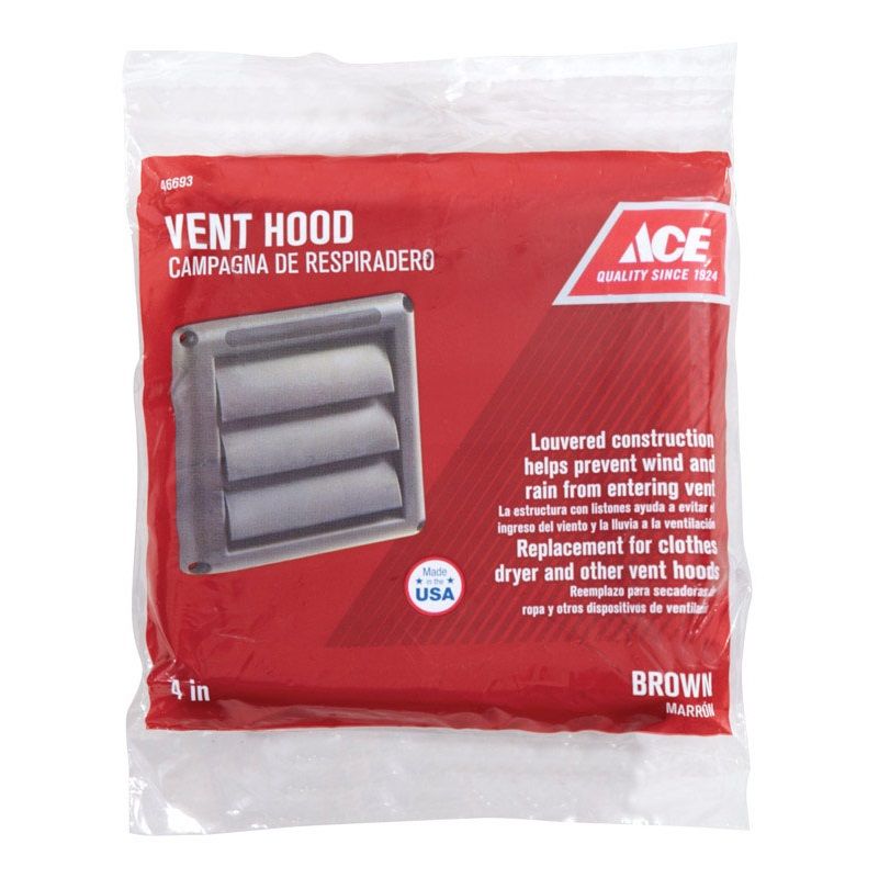 Dryer Vent Hood Brown