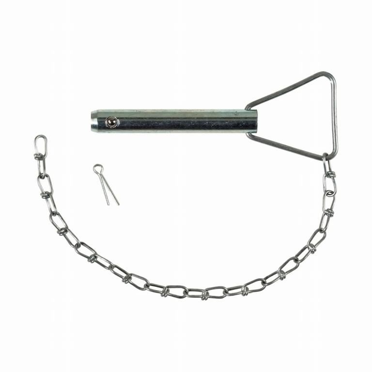 Trailer Jack Pull Pin with Chain and Drive Screw 9/16in