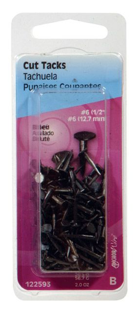 Tacks Blued Steel No. 6 1/2in (52805)