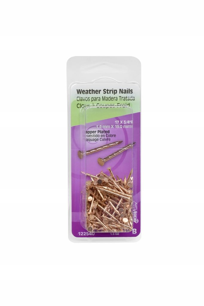 Nails Weatherstrip Copper 17 x 3/4in (51758)