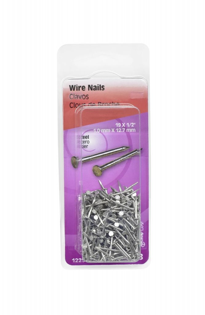 Nails Wire Steel 19 x 1/2in (52823)