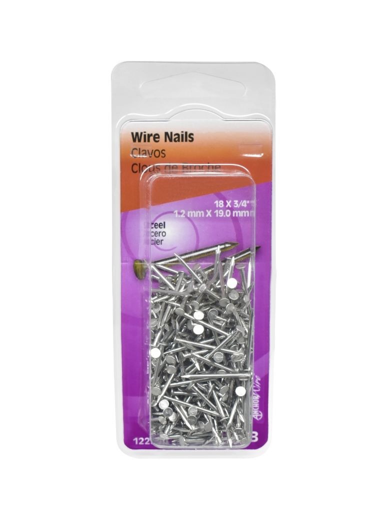 Nails Wire Steel 18 x 3/4in (52825)