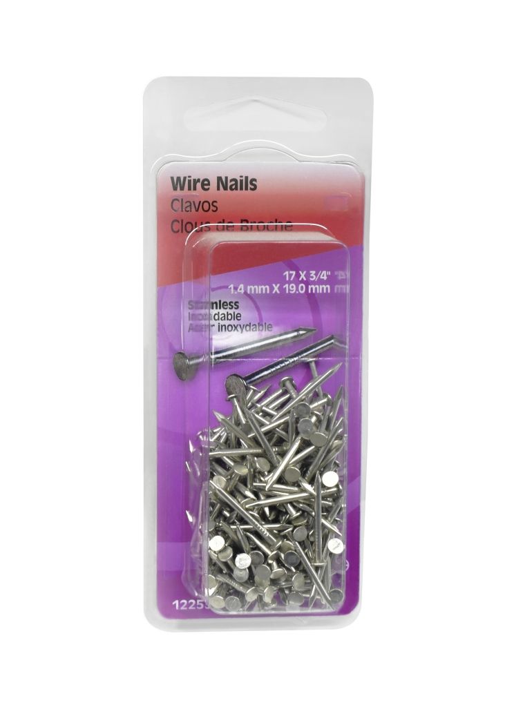Nails Wire Steel 17 x 3/4in (5061379)