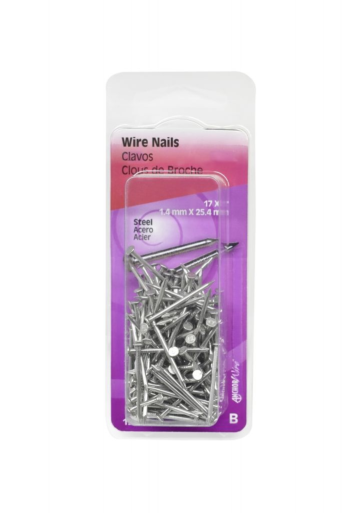 Nails Wire Steel 17 x 1in (52827)