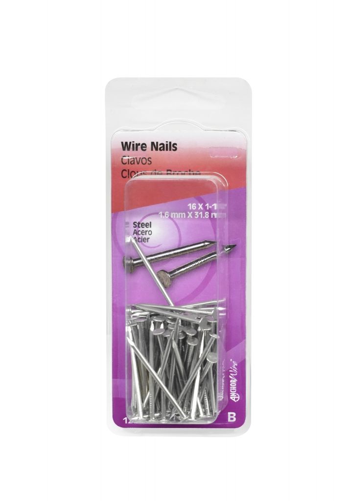 Nails Wire Steel 16 x 1-1/4in (52828)
