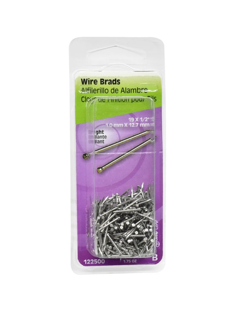 Brads Wire Steel 19 x 1/2in (52816)