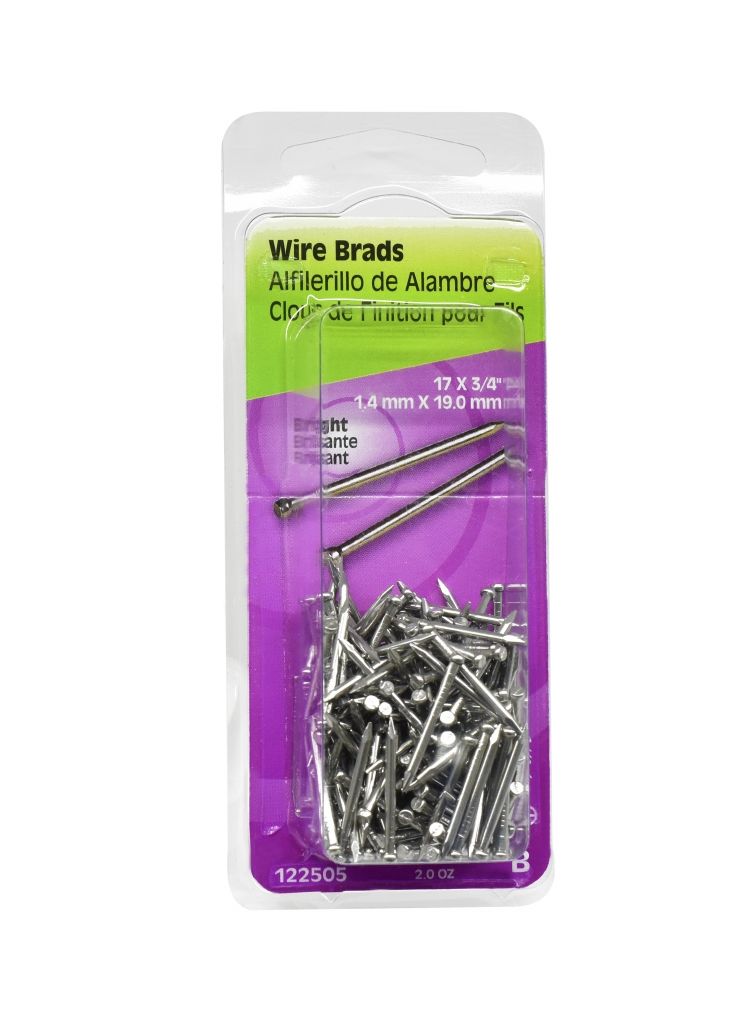 Brads Wire Steel 17 x 3/4in (5117155)