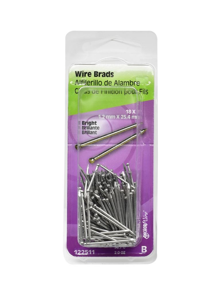 Brads Wire Steel 18 x 1in (5117171)