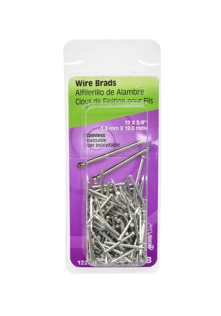 Brads Wire Stainless Steel 17 x 3/4in (5061288)