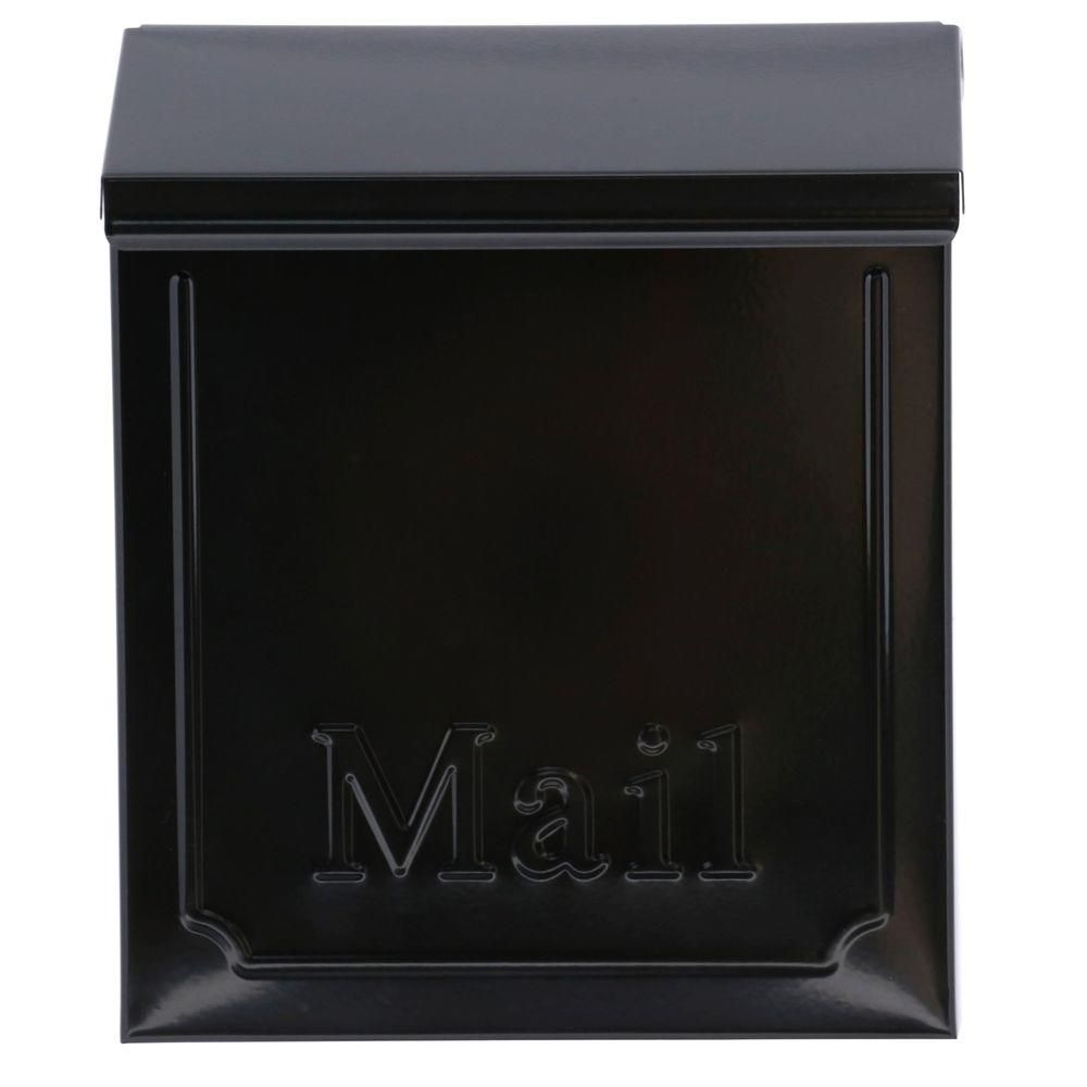Gibraltar Mailbox with Lock Black