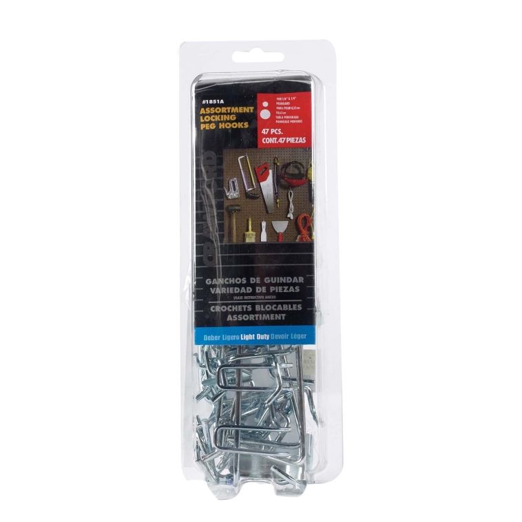 Hook Pegboard Assorted 47pc (5220298)