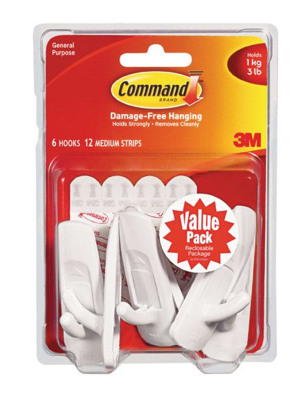 Hooks Medium Value-Pack 6pk (5403886)