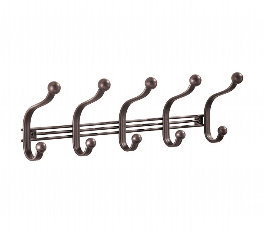 York Lyra 5 Hook Rack 15-1/4 Bronze (53671)