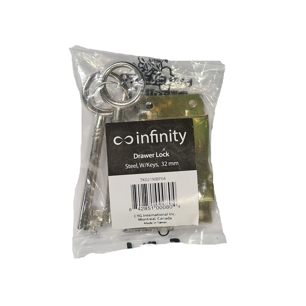 Drawer Lock With Keys 32mm (TK021MBP04)