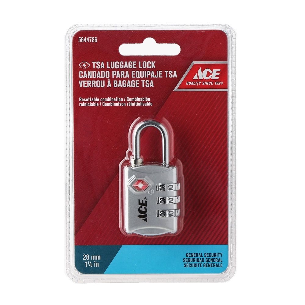 TSA Luggage Padlock 3 Dial (5644786)